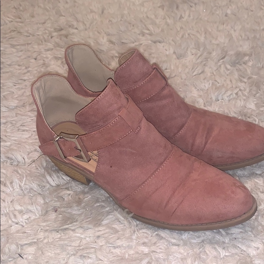 Pink boots